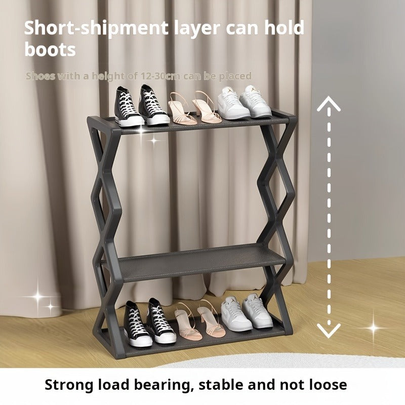 High-quality 4-layer X Shoe Rack and Storage