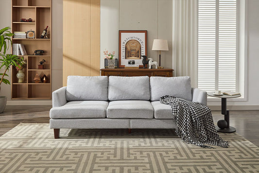 Fabric Comfortable  3 Seater Couch With 2 USB ports