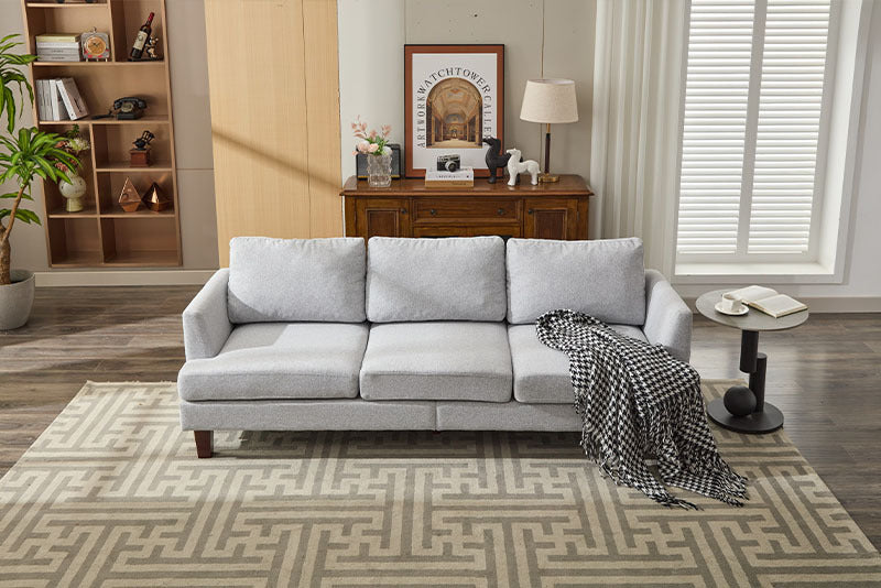 Fabric Comfortable  3 Seater Couch With 2 USB ports