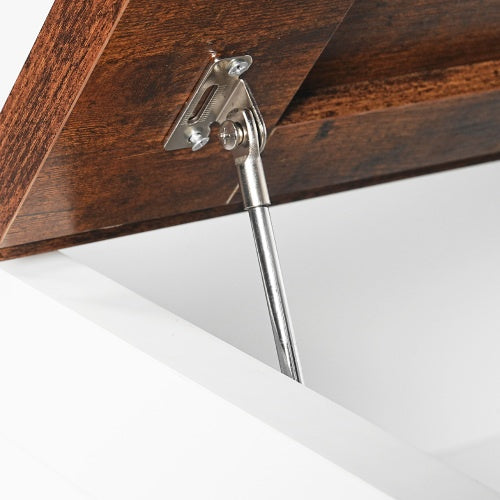 Multi-functional Lifting Coffee Table with USB, Vintage White