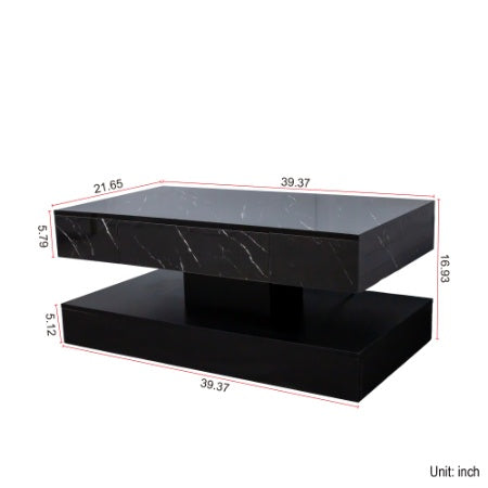 6.93IN High LED Modern Coffee Table