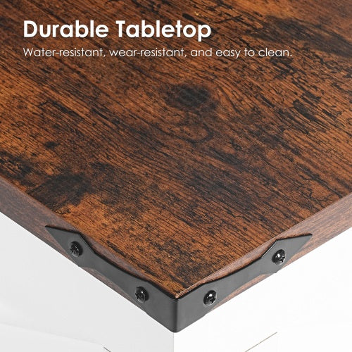Multi-functional Lifting Coffee Table with USB, Vintage White