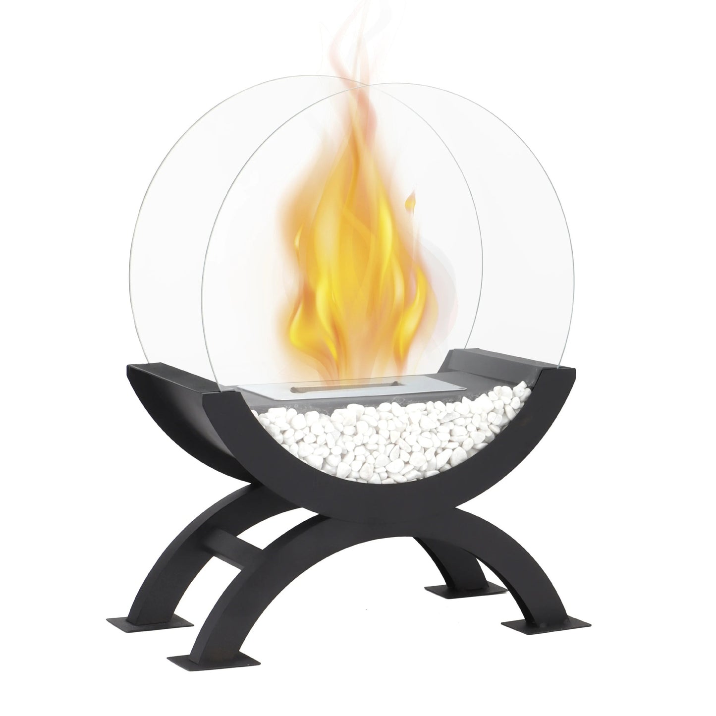Indoor Desktop Alcohol Fireplace Lamp