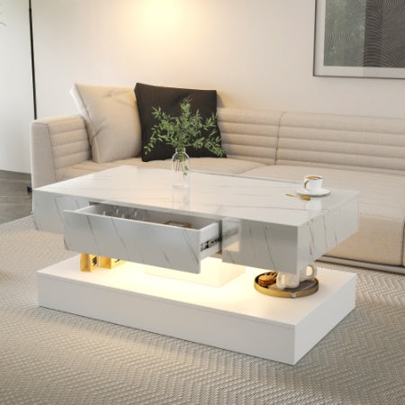6.93IN High LED Modern Coffee Table