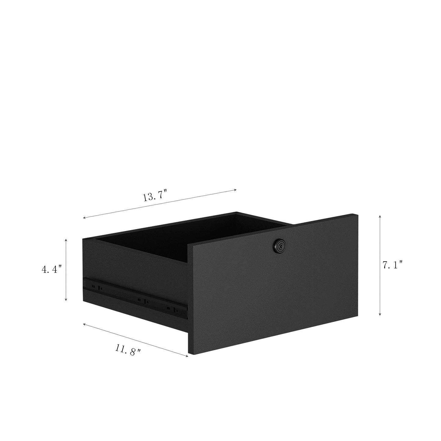 Smart Nightstand With Charging Station, Night Light, Bookshelf With Storage