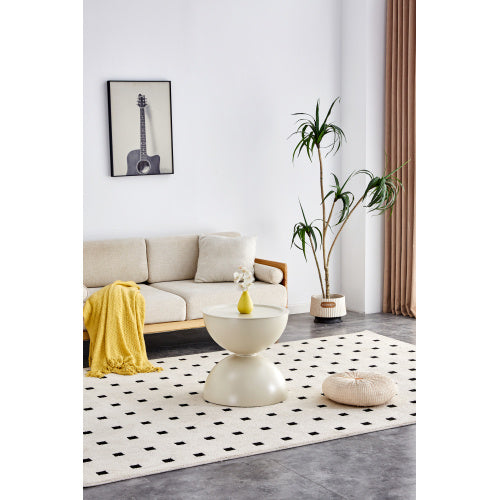 WHITE Coffee/ End Table With Storage-Multifunctional Table Top