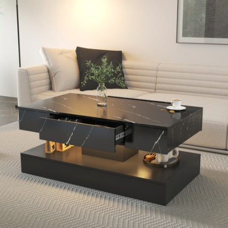 6.93IN High LED Modern Coffee Table