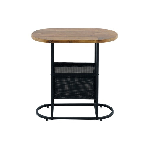 Acacia Oval Side Tables (Set of 2)